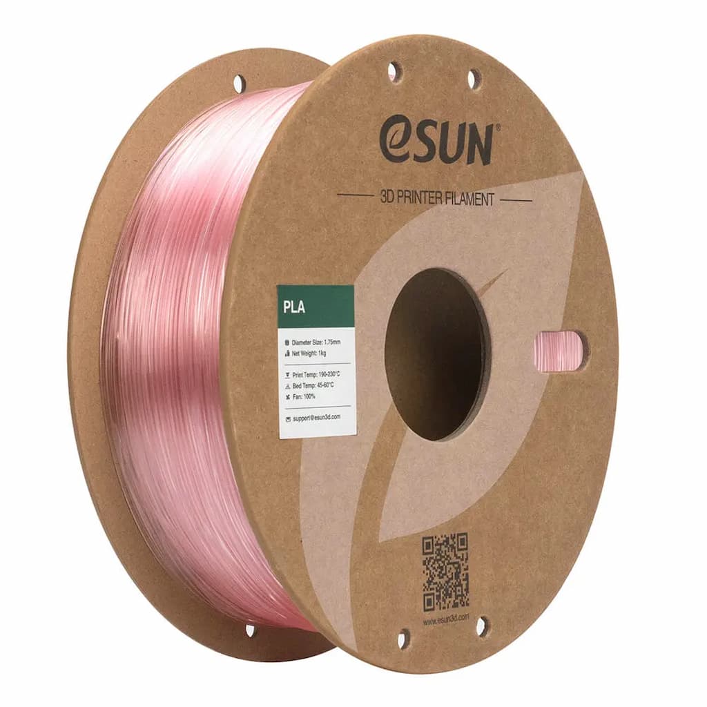 Esun PLA Clear Translucent Pink